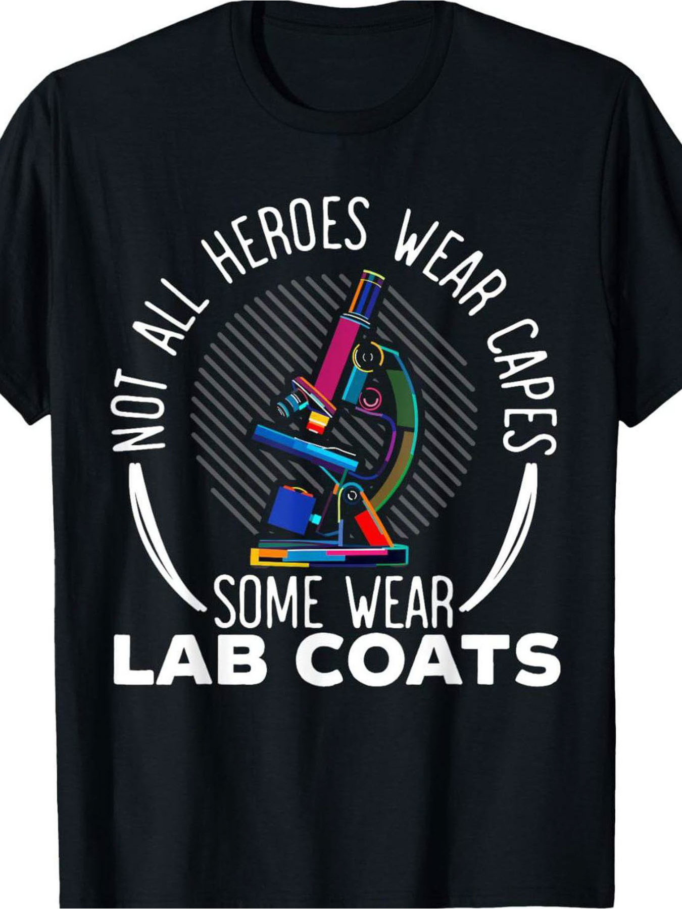 Men'S Black Crew Neck Short Sl - Medical Lab Technician ulasan dan harga